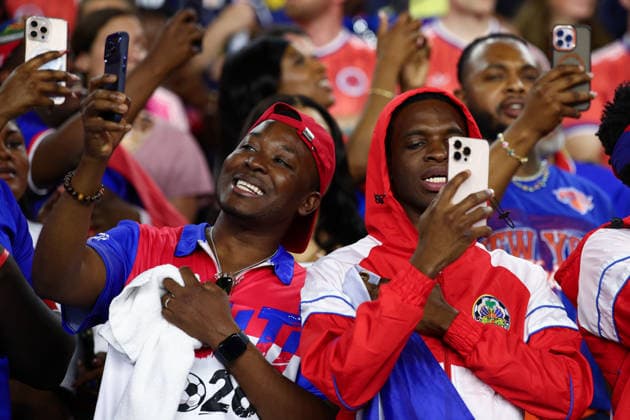 FIFA World Cup, WM, Weltmeisterschaft, Fussball 2026: Haiti v Scotland BOSTON, USA - 13th June 2026: Haiti fans during the FIFA World Cup 2026 Group C match between Haiti and Scotland at Boston Stadium Boston Boston Stadium Canada Copyright: xCraigxMercerx xPeakxActionxPhotosx