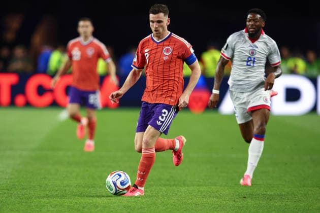 FIFA World Cup, WM, Weltmeisterschaft, Fussball 2026: Haiti v Scotland BOSTON, USA - 13th June 2026: Andy Robertson of Scotland in action during the FIFA World Cup 2026 Group C match between Haiti and Scotland at Boston Stadium Boston Boston Stadium Canada Copyright: xCraigxMercerx xPeakxActionxPhotosx