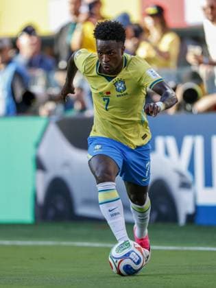 NEW JERSEY - Vinicius Junior of Brazil during the FIFA 2026 World Cup Group C match between Brazil and Morocco at the New Jersey Stadium on June 14, 2026, in New Jersey, United States. MAURICE VAN STEEN ANP FIFA World Cup, WM, Weltmeisterschaft, Fussball 2026 - group C 2026 xVIxANPxSportx xMauricexvanxSteenxIVx 560962493 originalFilename: 560962493.jpg