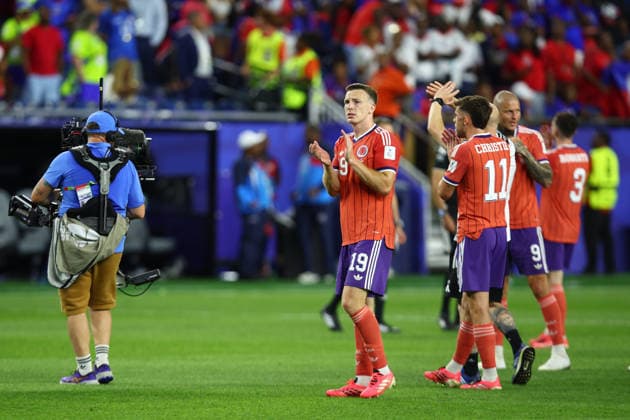 FIFA World Cup, WM, Weltmeisterschaft, Fussball 2026: Haiti v Scotland BOSTON, USA - 13th June 2026: Lewis Ferguson of Scotland applauds the fans after the FIFA World Cup 2026 Group C match between Haiti and Scotland at Boston Stadium Boston Boston Stadium Canada Copyright: xCraigxMercerx xPeakxActionxPhotosx