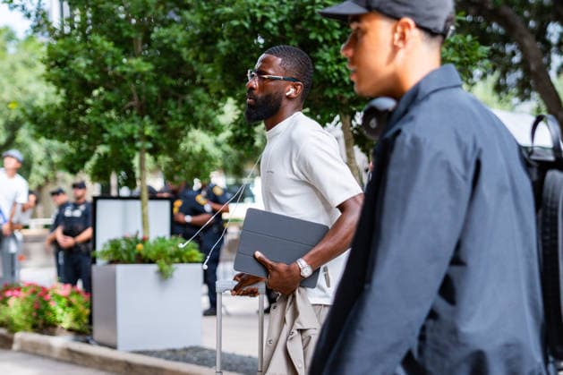 FIFA Fussball Weltmeisterschaft 2026, Ankunft der deutschen Nationalmannschaft DFB am Teamhotel (Inter Continental) am 13.06.2026 in Houston, Texas Toni Rüdiger