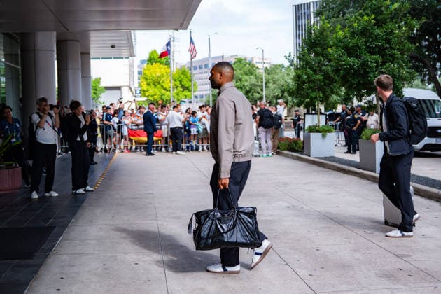 FIFA Fussball Weltmeisterschaft 2026, Ankunft der deutschen Nationalmannschaft DFB am Teamhotel (Inter Continental) am 13.06.2026 in Houston, Texas Jonathan Tah