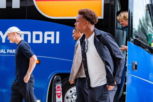 FIFA Fussball Weltmeisterschaft 2026, Ankunft der deutschen Nationalmannschaft DFB am Teamhotel (Inter Continental) am 13.06.2026 in Houston, Texas Assan Ouedraogo