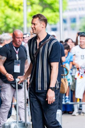 FIFA Fussball Weltmeisterschaft 2026, Ankunft der deutschen Nationalmannschaft DFB am Teamhotel (Inter Continental) am 13.06.2026 in Houston, Texas Manuel Neuer