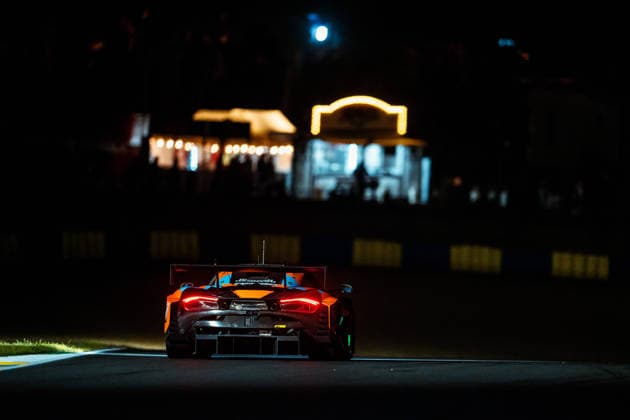 24 HEURES DU MANS 2026 - RACE - SATURDAY 58 WEST Alexander (swe), GEHRSITZ Finn (ger), GOETHE Benjamin (dnk), Garage 59, McLaren 720S LMGT3 Evo 58, LM GT3, action during the 24 Hours of Le Mans 2026, 3rd round of the 2026 FIA World Endurance Championship, on June 13, 2026 on the Circuit des 24 Heures du Mans in Le Mans, France -  Copyright: xAndreaxLorenzinax