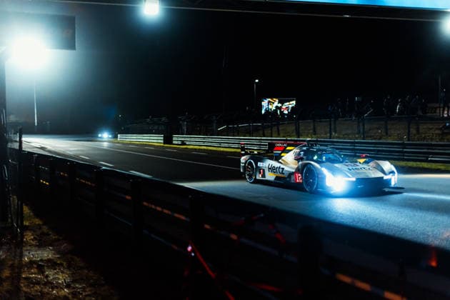 24 HEURES DU MANS 2026 - RACE - SATURDAY 12 DELETRAZ Louis (swi), STEVENS Will (gbr), NATO Norman (fra), Cadillac Hertz Team Jota, Cadillac V-Series.R 12, Hypercar, action during the 24 Hours of Le Mans 2026, 3rd round of the 2026 FIA World Endurance Championship, on June 13, 2026 on the Circuit des 24 Heures du Mans in Le Mans, France -  Copyright: xAndreaxLorenzinax