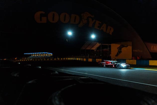 24 HEURES DU MANS 2026 - RACE - SATURDAY 07 CONWAY Mike (gbr), KOBAYASHI Kamui (jpn), DE VRIES Nyck (nld), Toyota Racing, Toyota TR010 Hybrid 07, Hypercar, action during the 24 Hours of Le Mans 2026, 3rd round of the 2026 FIA World Endurance Championship, on June 13, 2026 on the Circuit des 24 Heures du Mans in Le Mans, France -  Copyright: xAndreaxLorenzinax