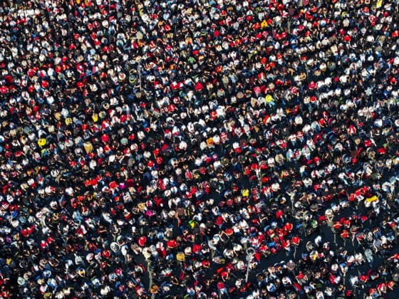 Turkish football fans gather to watch Australia v Turkiye World Cup match ISTANBUL, TURKIYE - JUNE 14: An aerial view of Turkish football fans gathering at Uskudar district of Istanbul, Turkiye on June 14, 2026, to watch the live broadcast of the Turkish National Football Team s opening match against Australia in Group D of the 2026 FIFA World Cup, WM, Weltmeisterschaft, Fussball Muhammed Enes Yildirim Anadolu Istanbul Turkey. Editorial use only. Please get in touch for any other usage.  Copyright: x2026xAnadoluxMuhammedxEnesxYildirimx