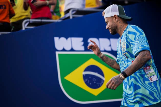 Brazil v Morocco - FIFA World Cup, WM, Weltmeisterschaft, Fussball 2026 Neymar Jr of Brazil walks out prior to the FIFA World Cup 2026 Group C football match between Brazil and Morocco. East Rutherford United States Copyright: xNicolòxCampox