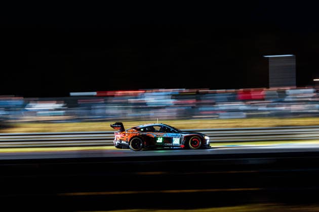 24 HEURES DU MANS 2026 - RACE - SATURDAY 69 MCINTOSH Anthony (usa), THOMPSON Parker (can), HARPER Daniel (gbr), Team WRT, BMW M4 LMGT3 Evo 69, LM GT3, action during the 24 Hours of Le Mans 2026, 3rd round of the 2026 FIA World Endurance Championship, on June 13, 2026 on the Circuit des 24 Heures du Mans in Le Mans, France -  Copyright: xAndreaxLorenzinax