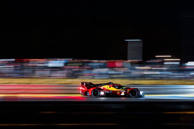 24 HEURES DU MANS 2026 - RACE - SATURDAY 50 FUOCO Antonio (ita), NIELSEN Nicklas (dnk), MOLINA Miguel (spa), Ferrari AF Corse, Ferrari 499P 50, Hypercar, action during the 24 Hours of Le Mans 2026, 3rd round of the 2026 FIA World Endurance Championship, on June 13, 2026 on the Circuit des 24 Heures du Mans in Le Mans, France -  Copyright: xAndreaxLorenzinax