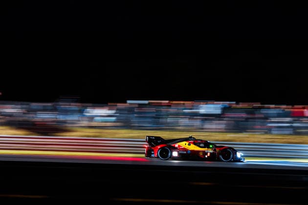 24 HEURES DU MANS 2026 - RACE - SATURDAY 51 PIER GUIDI Alessandro (ita), CALADO James (gbr), GIOVINAZZI Antonio (ita), Ferrari AF Corse, Ferrari 499P 51, Hypercar, action during the 24 Hours of Le Mans 2026, 3rd round of the 2026 FIA World Endurance Championship, on June 13, 2026 on the Circuit des 24 Heures du Mans in Le Mans, France -  Copyright: xAndreaxLorenzinax