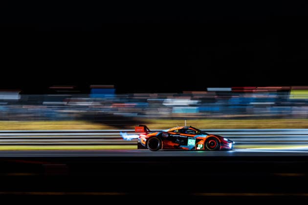 24 HEURES DU MANS 2026 - RACE - SATURDAY 58 WEST Alexander (swe), GEHRSITZ Finn (ger), GOETHE Benjamin (dnk), Garage 59, McLaren 720S LMGT3 Evo 58, LM GT3, action during the 24 Hours of Le Mans 2026, 3rd round of the 2026 FIA World Endurance Championship, on June 13, 2026 on the Circuit des 24 Heures du Mans in Le Mans, France -  Copyright: xAndreaxLorenzinax