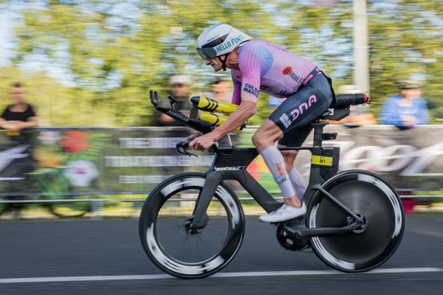 TRIATHLON - Ironman Austria 2026 KLAGENFURT,AUSTRIA,14.JUN.26 - TRIATHLON - Ironman Kaernten-Klagenfurt. Image shows Michael Weiss (AUT).  GEPAxpictures xMatthiasxTrinkl