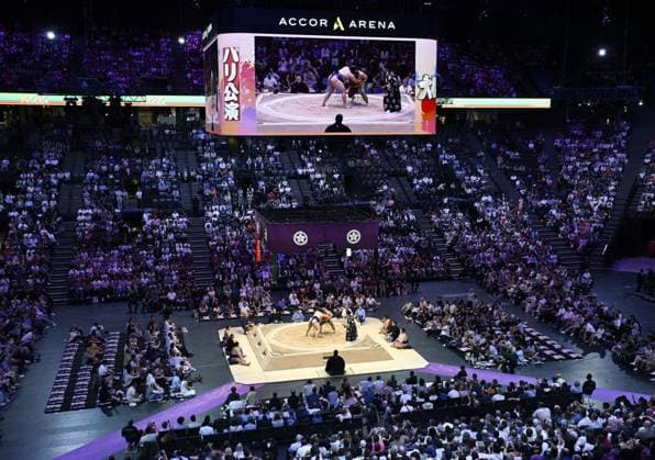 Sumo: Paris tournament A two-day sumo tournament opens at Accor Arena in Paris on June 13, 2026.  A14AA0005618595P