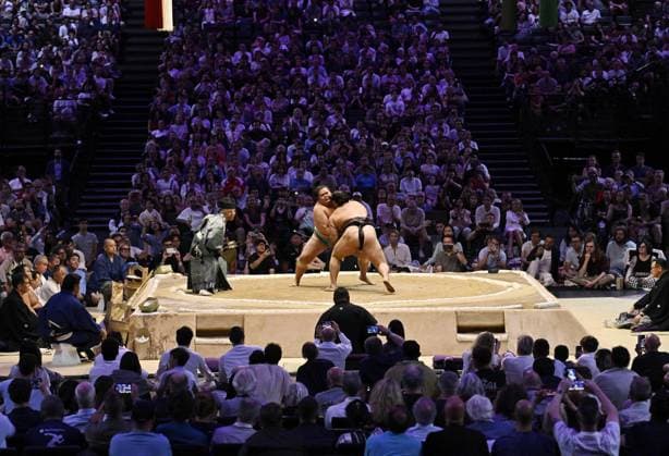 Sumo: Paris tournament A two-day sumo tournament opens at Accor Arena in Paris on June 13, 2026.  A14AA0005618709P