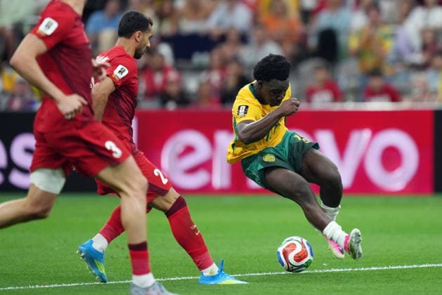 June 13, 2026, Vancouver, Bc, CANADA: Australia s Nestory Irankunda (17) loses control of the ball as Turkey s Merih Demiral (3) and Zeki Celik (2) chase during the first half of a World Cup Group D soccer match, in Vancouver, on Saturday, June 13, 2026. Canada News - June 13, 2026  - ZUMAc35_ 20260613_zaf_c35_226 Copyright: xDarrylxDyckx