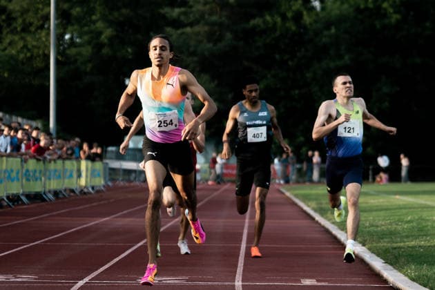 Skupin-Alfa Malik (LG Offenburg, 254, 800m Maenner), GER, Leichtathletik, Athletics, Merck Laufgala, Pfungstadt, 13.06.2026, GER, Leichtathletik, Athletics, Merck Laufgala, Pfungstadt, 13.06.2026 Pfungstadt