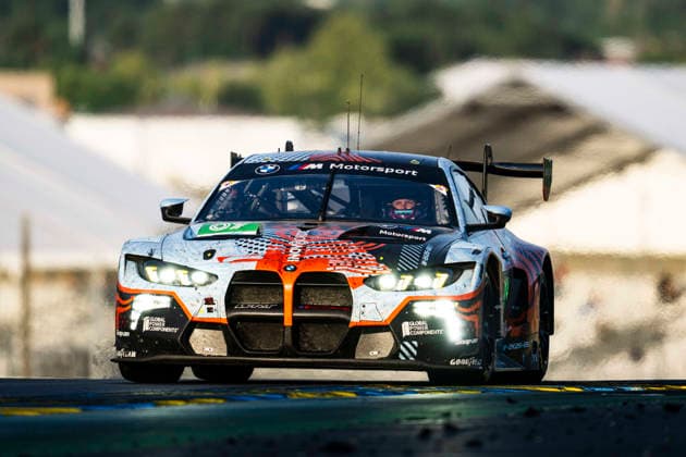 24 HEURES DU MANS 2026 - RACE - SUNDAY 69 MCINTOSH Anthony (usa), THOMPSON Parker (can), HARPER Daniel (gbr), Team WRT, BMW M4 LMGT3 Evo 69, LM GT3, action during the 24 Hours of Le Mans 2026, 3rd round of the 2026 FIA World Endurance Championship, on June 14, 2026 on the Circuit des 24 Heures du Mans in Le Mans, France - Le MansFrance  Copyright: xCharlyxLopezx