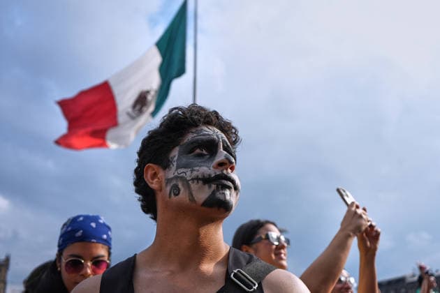 Mexico City shifts its focus to World Cup tourism MEXICO CITY, MEXICO - JUNE 13: Mexico City dresses up to welcome international tourism with a stunning, out-of-season Day of the Dead parade, serving as a vibrant prelude to a packed Fan Fest for the World Cup match between Brazil and Morocco, in Mexico City, Mexico on June 13, 2026. The traditional Mexican celebration held during the summer to coincide with the global football tournament, filled the city s main avenues with colorful floats, giant skulls, and thousands of costumed performers. Following the cultural display, massive crowds of local and foreign supporters flooded the designated Fan Fest areas. The fan zone reached full capacity as fans gathered to watch the clash between the South American and African squads on giant screens, blending Mexico s rich cultural heritage with the global passion for football. Luciano Gonzalez Anadolu Mexico City Mexico. Editorial use only. Please get in touch for any other usage.  Copyright: x2026xAnadoluxLucianoxGonzalezx
