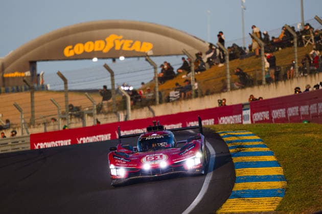 24 HEURES DU MANS 2026 - RACE - SUNDAY 51 PIER GUIDI Alessandro (ita), CALADO James (gbr), GIOVINAZZI Antonio (ita), Ferrari AF Corse, Ferrari 499P 51, Hypercar, action during the 24 Hours of Le Mans 2026, 3rd round of the 2026 FIA World Endurance Championship, on June 14, 2026 on the Circuit des 24 Heures du Mans in Le Mans, France - Le MansFrance  Copyright: xCLEMENTxLUCKx