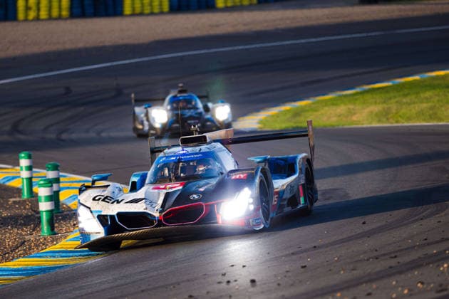 24 HEURES DU MANS 2026 - RACE - SUNDAY 15 MAGNUSSEN Kevin (dnk), MARCIELLO Raffaele (swi), VANTHOOR Dries (bel), BMW M Team WRT, BMW M Hybrid V8 15, Hypercar, action during the 24 Hours of Le Mans 2026, 3rd round of the 2026 FIA World Endurance Championship, on June 14, 2026 on the Circuit des 24 Heures du Mans in Le Mans, France - Le MansFrance  Copyright: xCLEMENTxLUCKx