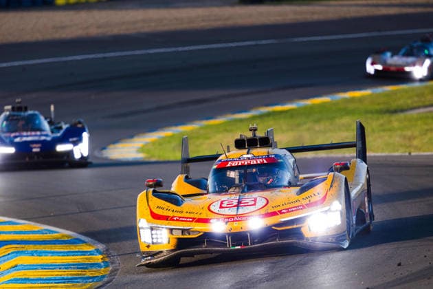 24 HEURES DU MANS 2026 - RACE - SUNDAY 83 YE Yifei (chn), KUBICA Robert (pol), HANSON Phil (gbr), AF Corse, Ferrari 499P 83, Hypercar, action during the 24 Hours of Le Mans 2026, 3rd round of the 2026 FIA World Endurance Championship, on June 14, 2026 on the Circuit des 24 Heures du Mans in Le Mans, France - Le MansFrance  Copyright: xCLEMENTxLUCKx