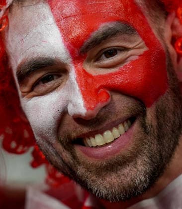 Australia v Turkiye - FIFA World Cup, WM, Weltmeisterschaft, Fussball 2026 - Group D VANCOUVER, CANADA - JUNE 13: Turkish fans show their supports during the 2026 FIFA World Cup First Stage Group D match between Australia and Turkiye at BC Place Stadium in Vancouver, Canada on June 13, 2026. Ercin Erturk Anadolu Vancouver Canada. Editorial use only. Please get in touch for any other usage.  Copyright: x2026xAnadoluxErcinxErturkx