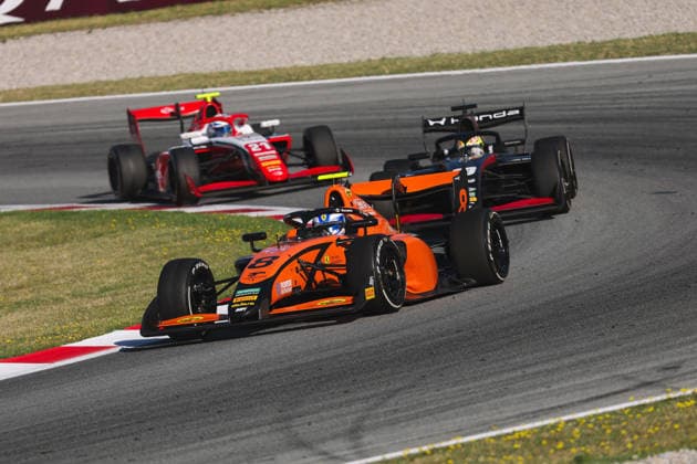 AUTO - FORMULA 3 2026 - BARCELONA 08 TAPONEN Tuukka (fin), MP Motorsport, Dallara F3 2025, action during the 3rd round of the 2026 FIA Formula 3 Championship from June 12 to 14, 2026 on the Circuit de Barcelona-Catalunya, in Montmelo, Spain - MontmeloSpain  Copyright: xEricxAlonsox