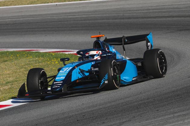 AUTO - FORMULA 3 2026 - BARCELONA 31 XIE Gerrard (chn), DAMS Lucas Oil, Dallara F3 2025, action during the 3rd round of the 2026 FIA Formula 3 Championship from June 12 to 14, 2026 on the Circuit de Barcelona-Catalunya, in Montmelo, Spain - MontmeloSpain  Copyright: xEricxAlonsox
