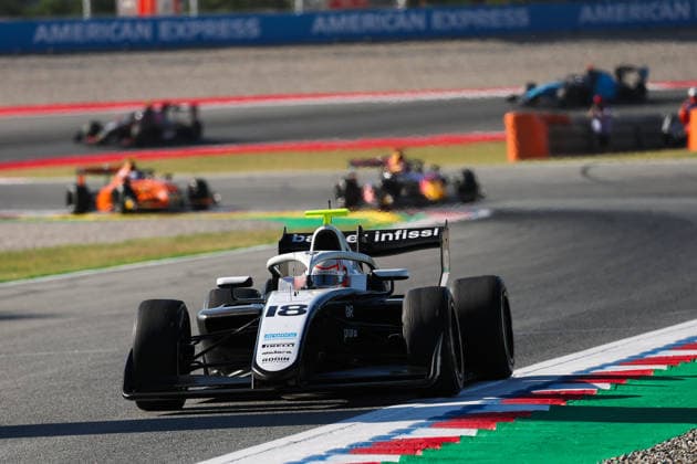AUTO - FORMULA 3 2026 - BARCELONA 18 BADOER Brando (ita), Rodin Motorsport, Dallara F3 2025, action during the 3rd round of the 2026 FIA Formula 3 Championship from June 12 to 14, 2026 on the Circuit de Barcelona-Catalunya, in Montmelo, Spain - MontmeloSpain  Copyright: xEricxAlonsox