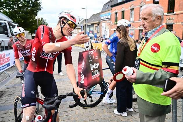 Muur Classic Geraardsbergen 2026 Cycling Race GERAARDSBERGEN, BELGIUM - JUNE 14 : Poelvoorde Tars (BEL) of Lotto - Intermarche during the 4th edition of Muur Classic Geraardsbergen an UCI Class 1.1 one day cycling road race for Men Elite of km with start in Geraardsbergen and finish in Geraardsbergen on June 14, 2026 in Geraardsbergen, Belgium, 14 06 2026 Geraardsbergen Belgium  Copyright: xPeterxDexVoechtx