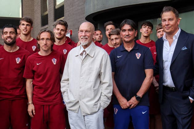 John Malkovich visited the Croatian national football team Famous Hollywood actor John Malkovich visited the Croatian national football team at their American base in Alexandria (USA) ahead of the opening of the 2026 World Cup. After hanging out with coach Zlatko DaliÄ‡ and Luka ModriÄ‡ and his teammates, John was ceremonially presented with a Croatian passport on June 14, 2026 in Alexandria (USA)  IgorxKralj PIXSELL