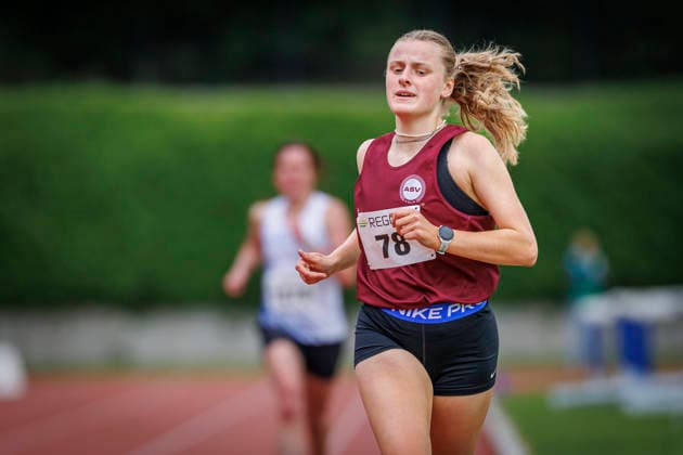Nordrhein Meisterschaften 2026; Mönchengladbach, 14.06.2026 Hanna Pauline Dieckmann (ASV Köln e. V.); Nordrhein Meisterschaften 2026 am 14.06.2026 im Grenzlandstadion, Mönchengladbach (Nordrhein-Westfalen).
