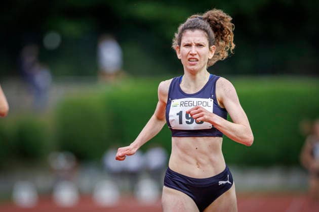 Nordrhein Meisterschaften 2026; Mönchengladbach, 14.06.2026 Sarah Schmitz (Cologne Athletics); Nordrhein Meisterschaften 2026 am 14.06.2026 im Grenzlandstadion, Mönchengladbach (Nordrhein-Westfalen).