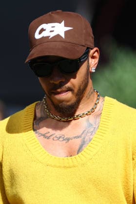 F1 Gran Prix of Catalunya Lewis Hamilton of Scuderia Ferrari HP looks on in the Paddock during the F1 Grand Prix of Catalunya at Montemelo Circuit on June 14, 2026 in Barcelona, Spain. Barcelona Circuit de Catalunya Spain Copyright: xMarcoxCanonierox