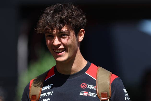 F1 Gran Prix of Catalunya Oliver Bearman of TGR Haas F1 Team looks on in the Paddock during the F1 Grand Prix of Catalunya at Montemelo Circuit on June 14, 2026 in Barcelona, Spain. Barcelona Circuit de Catalunya Spain Copyright: xMarcoxCanonierox