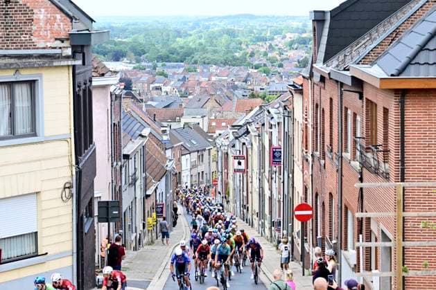 Muur Classic Geraardsbergen 2026 Cycling Race GERAARDSBERGEN, BELGIUM - JUNE 14 : illustration picture peloton during the 4th edition of Muur Classic Geraardsbergen an UCI Class 1.1 one day cycling road race for Men Elite of km with start in Geraardsbergen and finish in Geraardsbergen on June 14, 2026 in Geraardsbergen, Belgium, 14 06 2026 Geraardsbergen Belgium  Copyright: xPeterxDexVoechtx