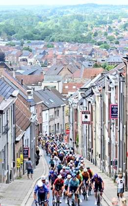 Muur Classic Geraardsbergen 2026 Cycling Race GERAARDSBERGEN, BELGIUM - JUNE 14 : illustration picture peloton during the 4th edition of Muur Classic Geraardsbergen an UCI Class 1.1 one day cycling road race for Men Elite of km with start in Geraardsbergen and finish in Geraardsbergen on June 14, 2026 in Geraardsbergen, Belgium, 14 06 2026 Geraardsbergen Belgium  Copyright: xPeterxDexVoechtx