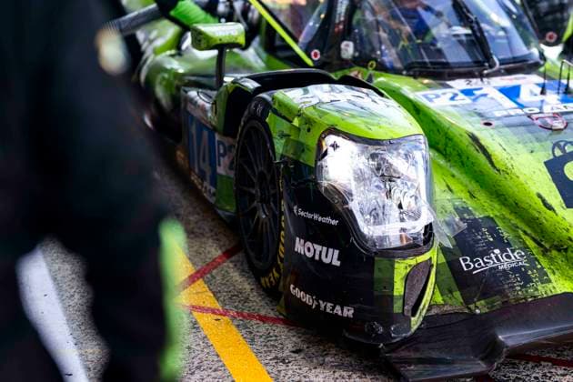 24 HEURES DU MANS 2026 - RACE - SUNDAY 14 LUTKE Tobias (can), BECHE Mathias (swi), ESTRE Kevin (fra), TDS Racing, Oreca 07 Gibson 14, LMP2 Pro-AM, action during the 24 Hours of Le Mans 2026, 3rd round of the 2026 FIA World Endurance Championship, on June 14, 2026 on the Circuit des 24 Heures du Mans in Le Mans, France - Le MansFrance  Copyright: xFabrizioxBoldonix