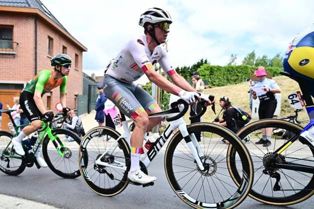 Muur Classic Geraardsbergen 2026 Cycling Race GERAARDSBERGEN, BELGIUM - JUNE 14 : Melotte Matteo (BEL) of Color Code - Alu Center during the 4th edition of Muur Classic Geraardsbergen an UCI Class 1.1 one day cycling road race for Men Elite of km with start in Geraardsbergen and finish in Geraardsbergen on June 14, 2026 in Geraardsbergen, Belgium, 14 06 2026 Geraardsbergen Belgium  Copyright: xPeterxDexVoechtx