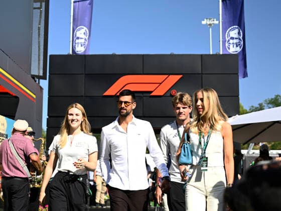 Novak ÄokoviÄ‡ A Guest On The in Paddock During Fia Formula One World Championship, WM, Weltmeisterschaft GP di F1 di Barcellona-Catalogna 2026 14 Jun, Barcellona Spain (Photo by Luca Barsali DeFodi Images) -