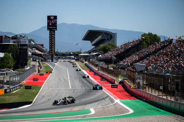 AUTO - FORMULA 2 2026 - BARCELONA 04 HERTA Colton (usa), Hitech TGR, Dallara F2 2024, action during the 5th round of the 2026 FIA Formula 2 Championship from June 12 to 14, 2026 on the Circuit de Barcelona-Catalunya, in Montmelo, Spain - MontmeloSpain  Copyright: xALBERTOxVIMERCATIx