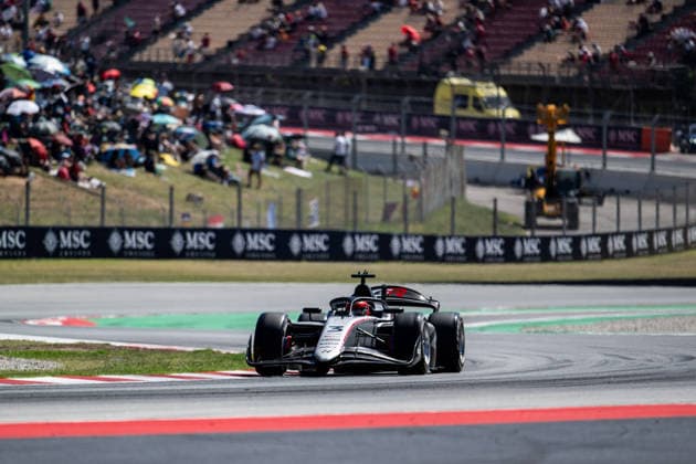 AUTO - FORMULA 2 2026 - BARCELONA 03 MIYATA Ritomo (jpn), Hitech TGR, Dallara F2 2024, action during the 5th round of the 2026 FIA Formula 2 Championship from June 12 to 14, 2026 on the Circuit de Barcelona-Catalunya, in Montmelo, Spain - MontmeloSpain  Copyright: xALBERTOxVIMERCATIx