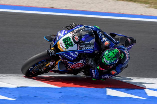June 14, 2026, Misano Adriatico, Rimini, Italy: Stefano MANZI (ITA) riding for GYTR GRT Yamaha WorldSBK Team at turn 6 during the Superpole Race of 2026 WorldSBK Pirelli Emilia Romagna round 7 at the Misano World Circuit in Misano Adriatico (Rimini, Italy)..Credit: ZUMA Press Motorsports 2026: WorldSBK Misano: SPRINT RACE  - ZUMAr158 20260614_aap_r158_006 Copyright: xRiccardoxRighettix