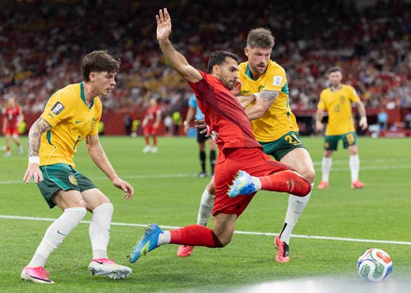 June 13, 2026, Vancouver, British Columbia, Canada: Zeki Celik 2 of Turkey kicks the ball during the FIFA World Cup, WM, Weltmeisterschaft, Fussball 2026 Group D match between Australia and Turkey at BC Place Vancouver. World Cup 2026 Australia 2:0 Turkey  - ZUMAc132 20260613_fap_c132_014 Copyright: xAndrewxChinx