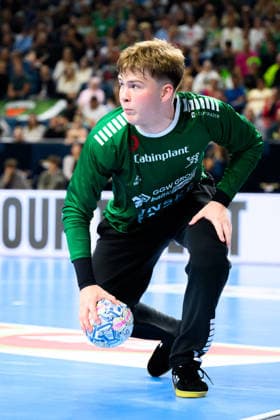 Koeln, Deutschland: Handball EHF Youth Club Trophy - Finale - Fuechse Berlin - GOG Alexander Jerna-Hafstroem (GOG) Koeln Lanxess Arena Nordrhein-Westfalen Deutschland