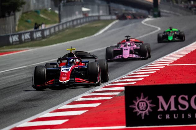 AUTO - FORMULA 2 2026 - BARCELONA 25 BENNETT John (gbr), Trident, Dallara F2 2024, action during the 5th round of the 2026 FIA Formula 2 Championship from June 12 to 14, 2026 on the Circuit de Barcelona-Catalunya, in Montmelo, Spain - MontmeloSpain  Copyright: xALBERTOxVIMERCATIx