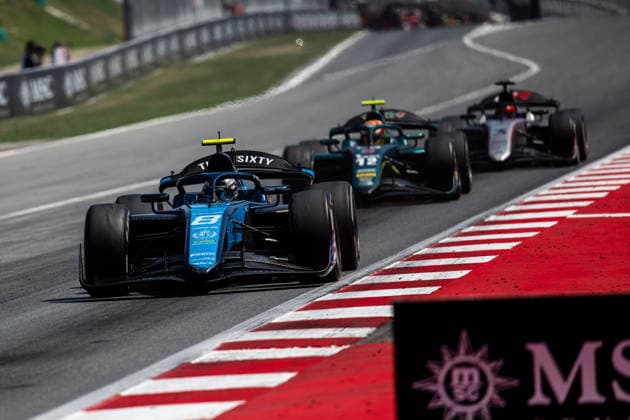 AUTO - FORMULA 2 2026 - BARCELONA 08 BILINSKI Roman (pol), DAMS Lucas Oil, Dallara F2 2024, action during the 5th round of the 2026 FIA Formula 2 Championship from June 12 to 14, 2026 on the Circuit de Barcelona-Catalunya, in Montmelo, Spain - MontmeloSpain  Copyright: xALBERTOxVIMERCATIx