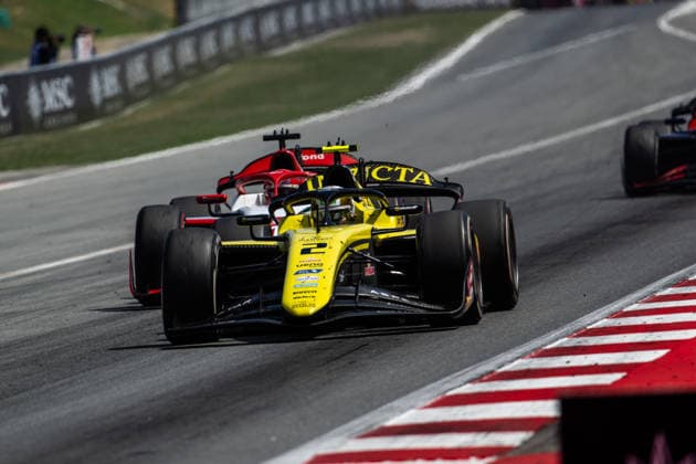 AUTO - FORMULA 2 2026 - BARCELONA 02 DURKSEN Joshua (par), Invicta Racing, Dallara F2 2024, action during the 5th round of the 2026 FIA Formula 2 Championship from June 12 to 14, 2026 on the Circuit de Barcelona-Catalunya, in Montmelo, Spain - MontmeloSpain  Copyright: xALBERTOxVIMERCATIx